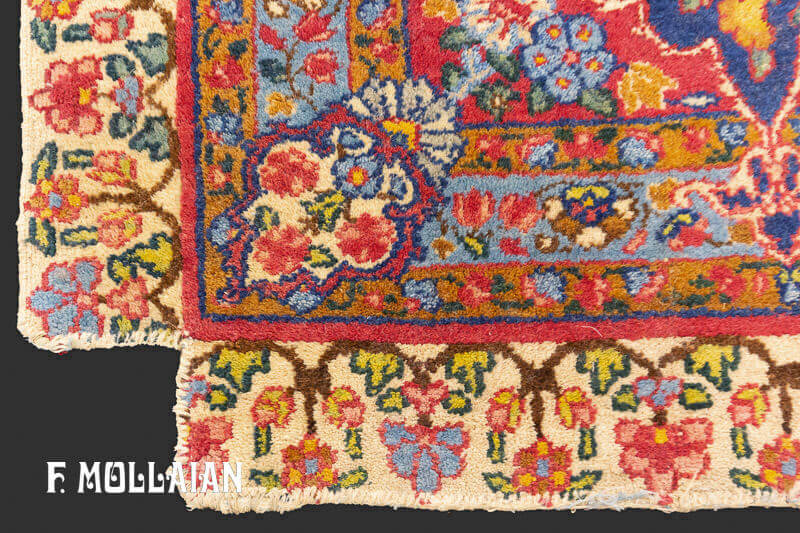 Small Antique Persian Kerman Rug n°:16360763